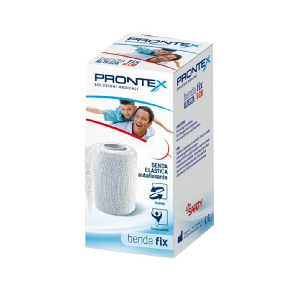 Prontex Benda Fix Elastica Autofissante Compressione Graduata Altezza 4 cm