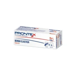 Prontex Benda in Tessuto Elastico Bianco Tipo IDEAL Misura 15 cm x 4.5m, 1 Pezzo