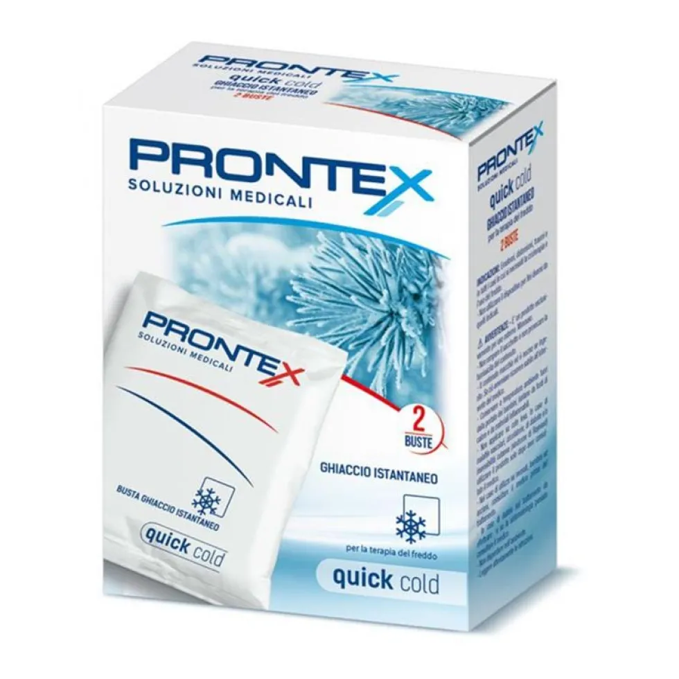 Prontex Freddo rapido - Buste refrigeranti per la terapia istantanea del freddo, 2 buste