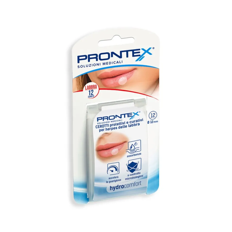 Prontex Hydrocomfort Herpes Cerotti Protettivi e Curativi, 12 Pezzi