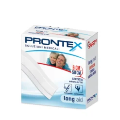 Prontex Long Aid - Cerotto in TNT per la medicazione delle ferite, 1 striscia da 50 x 6 cm