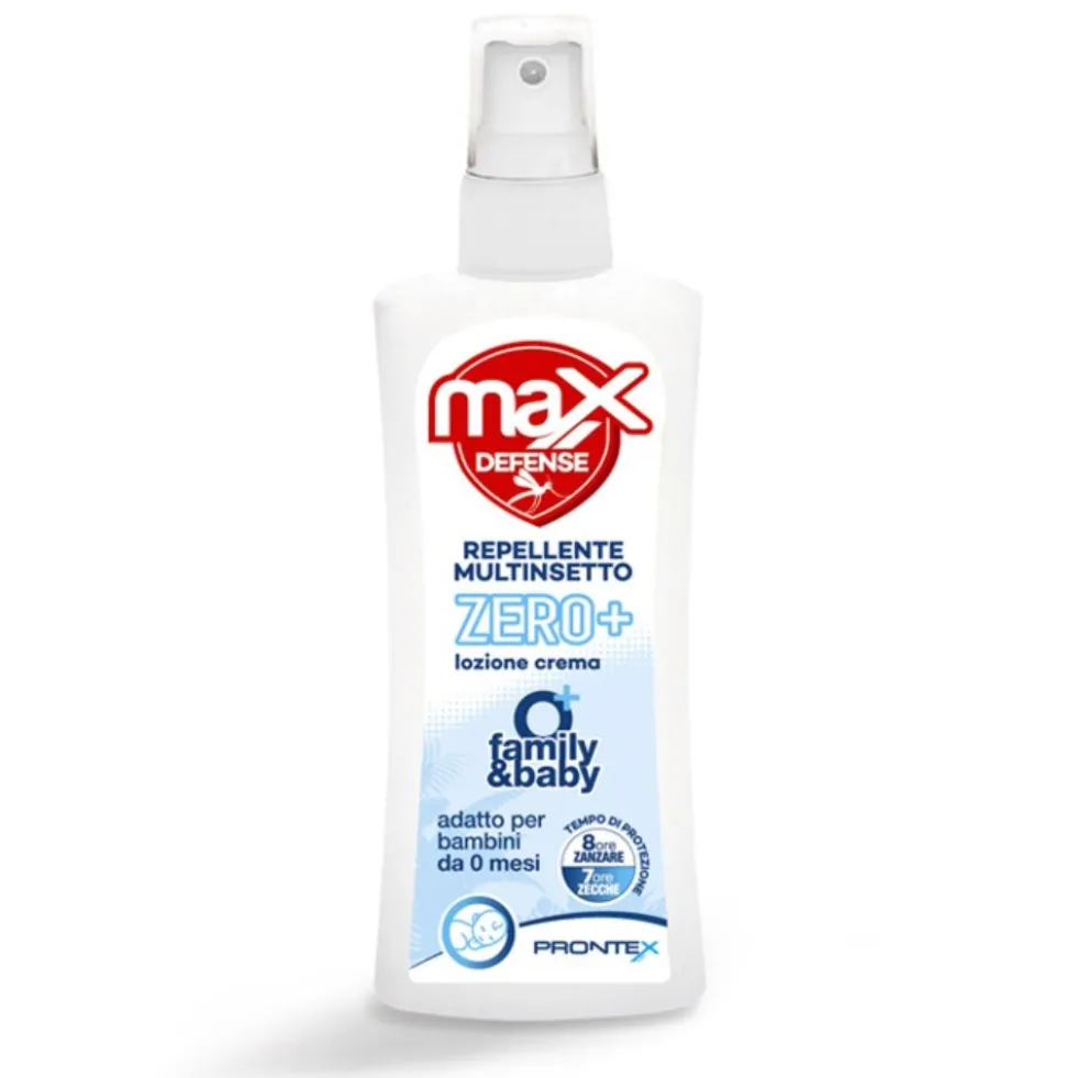 Prontex Max Defense Zero+ Repellente Multinsetto Lozione Crema, 75ml