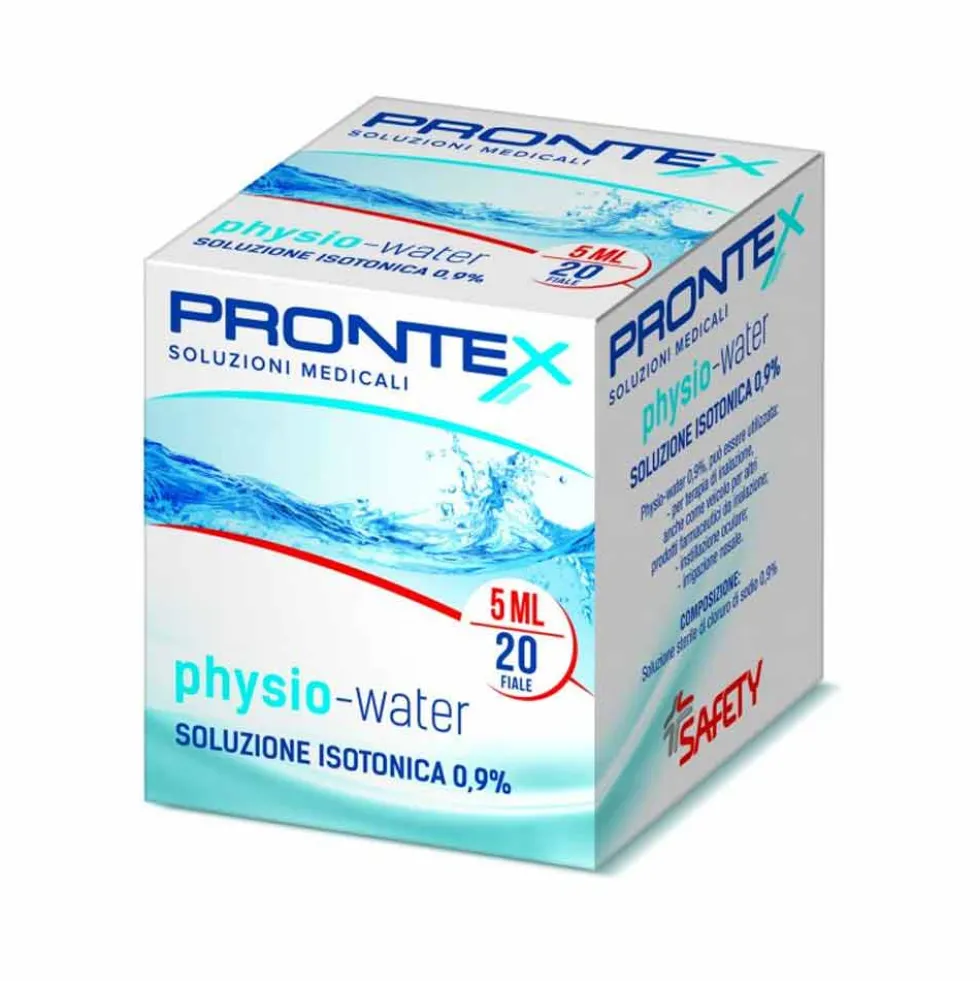 Prontex Physio-Water Isotonic Soluzione Fisiologica Isotonica, 20 Fiale x 5ml