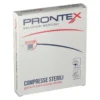 Prontex Softex - Compresse sterili in garza di cotone per la medicazione, 100 pezzi da 10 x 10 cm