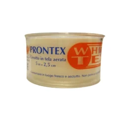 Prontex White Tex Cerotto In Tela Aerata 5 m X 2,5 cm