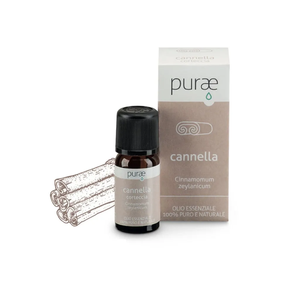 Purae Olio Essenziale - Cannella 100% Puro e Naturale, 5ml