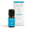 Purae Sinergia Oli Essenziali Respira - Miscela balsamica per le vie respiratorie, 10 ml