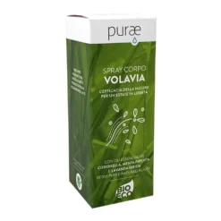 Purae VolaVia - Spray corpo antizanzare rinfrescante agli oli essenziali, 100 ml