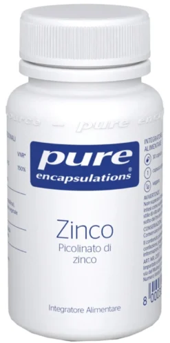 Pure Encapsulations Zinco Integratore Difese e Bellezza, 30 Capsule