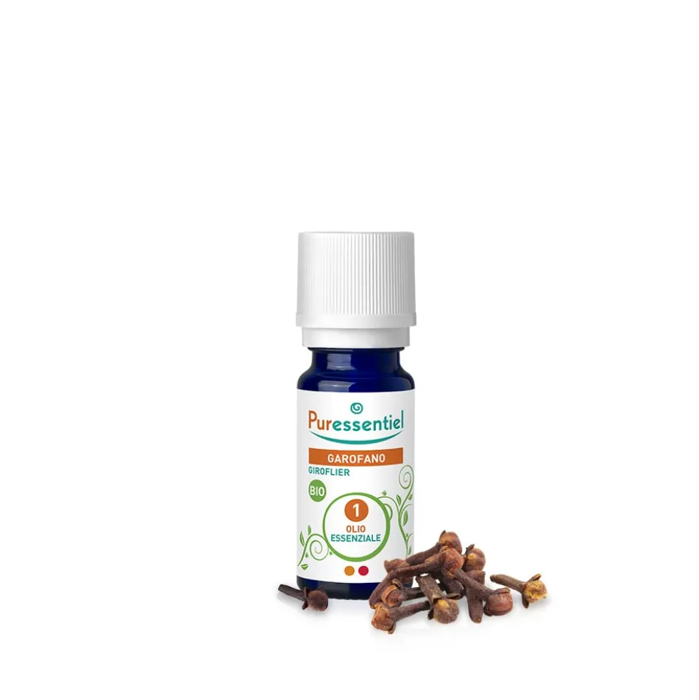 Puressentiel Olio essenziale di garofano bio - Integratore alimentare per i gas intestinali, 10 ml