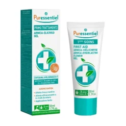 Puressentiel Primo Trattamento Arnica Elicriso Gel Contusioni Lividi e Bernoccoli, 50ml