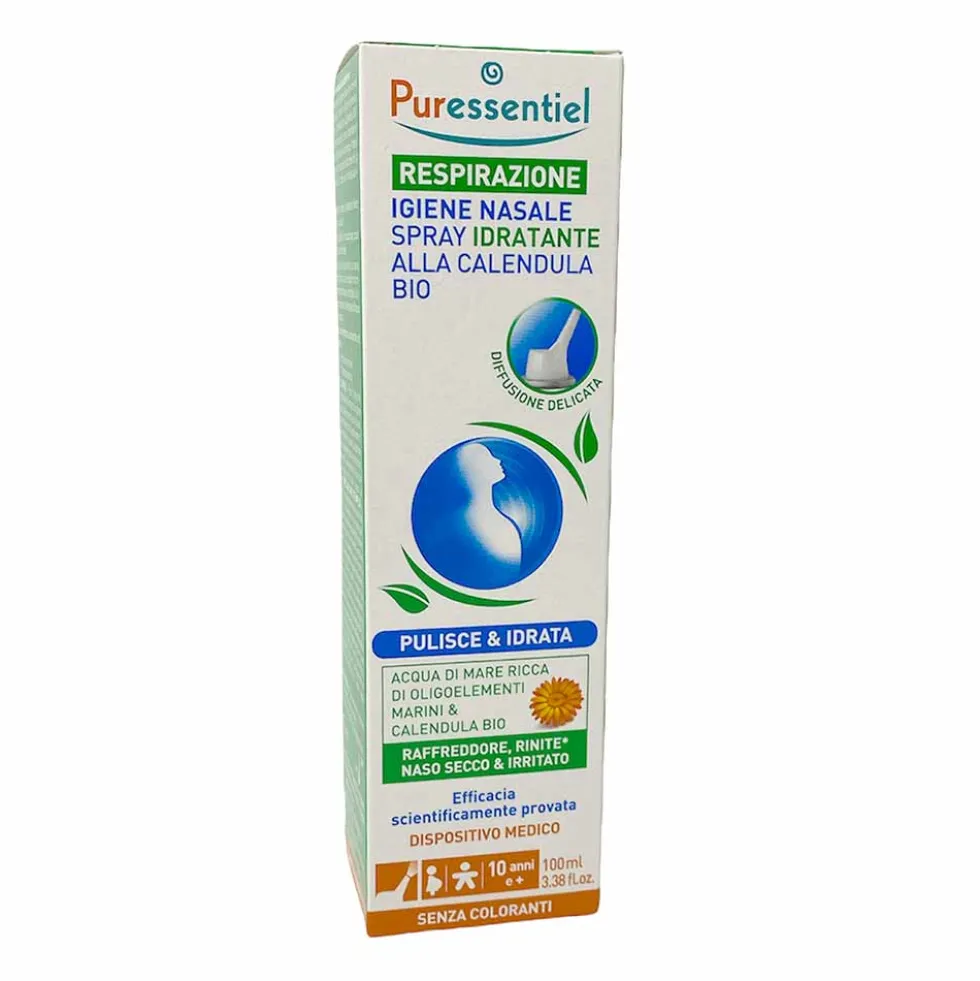 Puressentiel Respirazione - Spray Isotonico Idratante alla Calendula, 100ml
