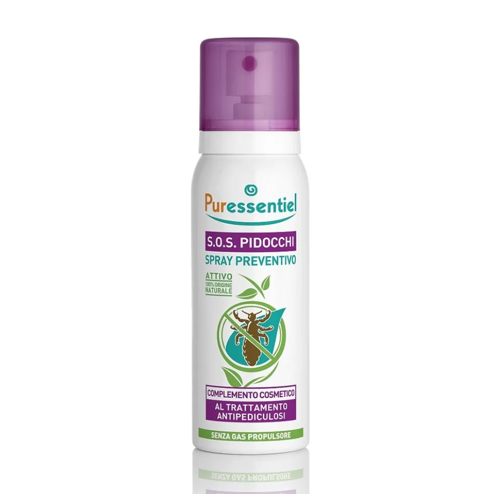 Puressentiel SOS Pidocchi - Spray Preventivo, 75ml