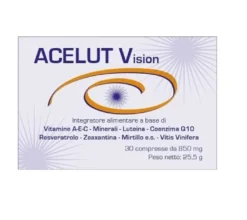 Quality Farmac Acelut Vision - Integratore Acelut Vision per la capacità visiva, 30 compresse