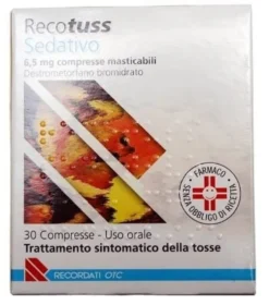 Recotuss Sedat 6,5 Mg Compresse Masticabili 30 Compresse