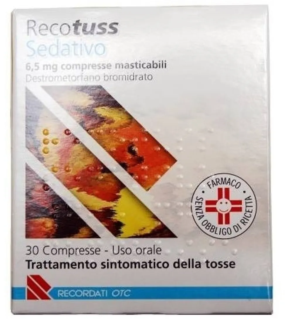 Recotuss Sedat 6,5 Mg Compresse Masticabili 30 Compresse