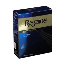 Regaine 5% Soluzione Cutanea per Alopecia Androgenetica Caduta Capelli, 60ml