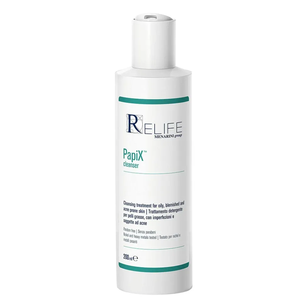 Relife Papix Cleanser Detergente Pelli Grasse con Imperfezioni e Acne, 200ml