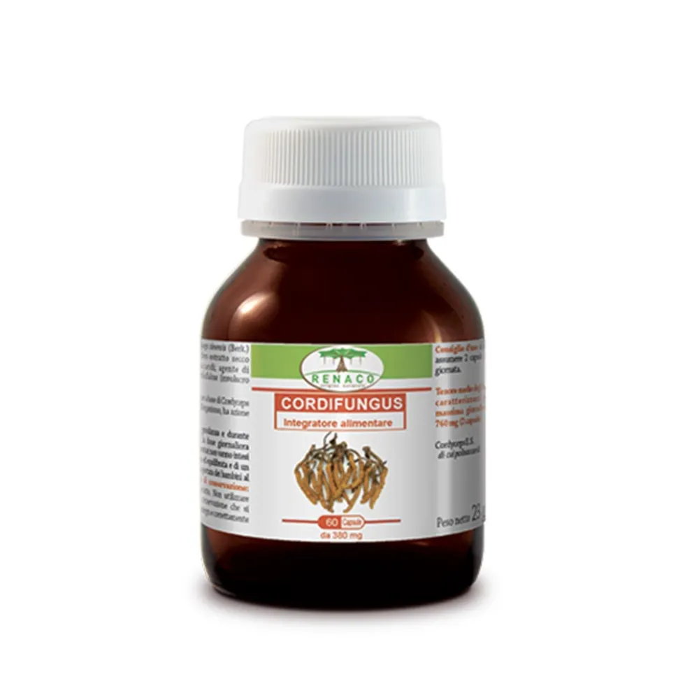 Renaco Cordifungus Integratore Alimentare, 60 Capsule
