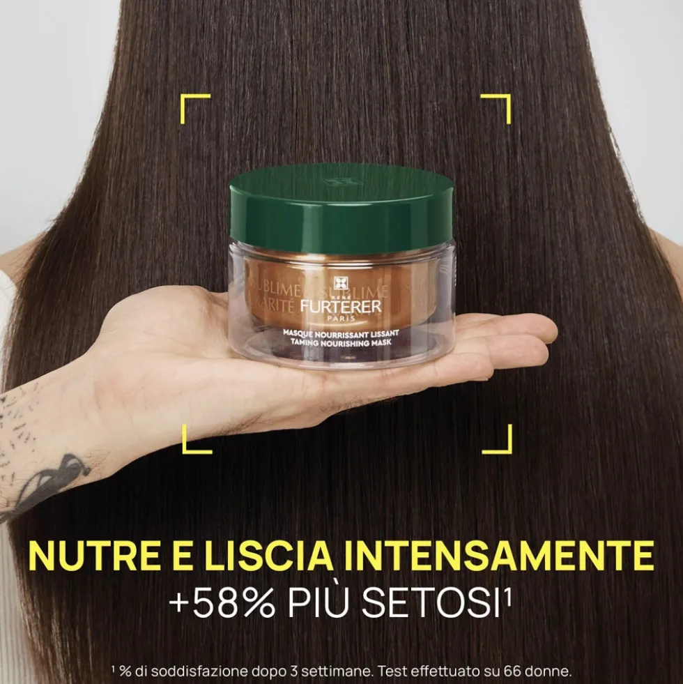 René Furterer Sublime Karité - Maschera Nutritiva Lisciante, 200ml