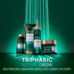 René Furterer Triphasic Active Grow - Shampoo attivatore per la crescita dei capelli, 200 ml