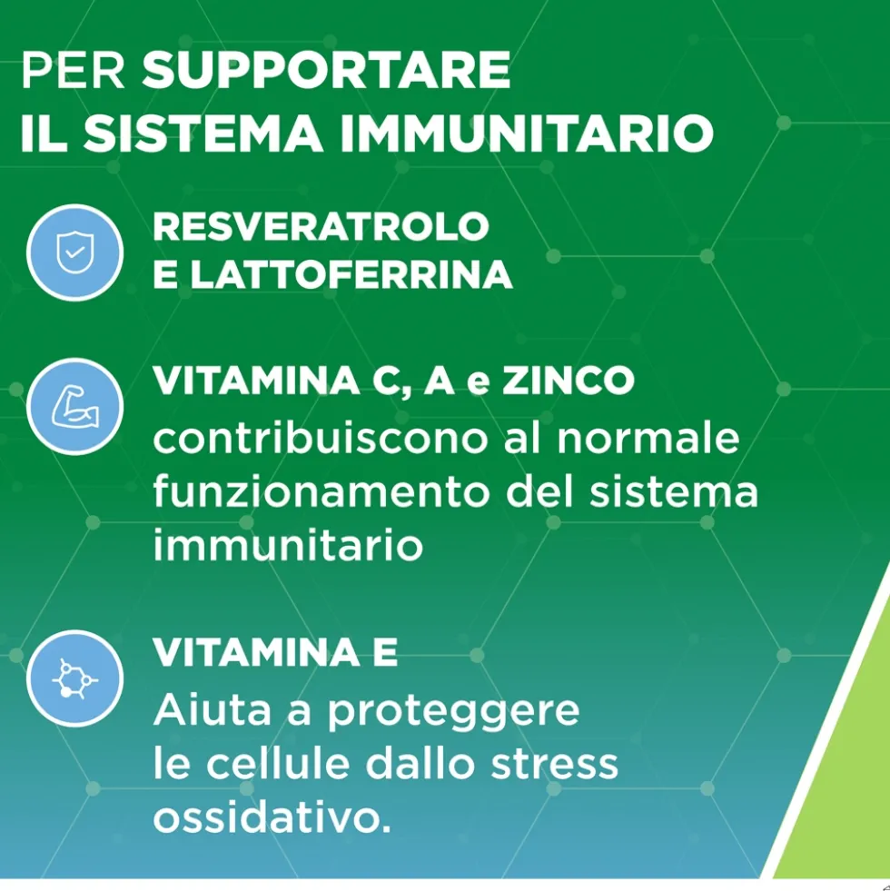 Resvis Forte XR Integratore Sistema Immunitario, 12 compresse eff