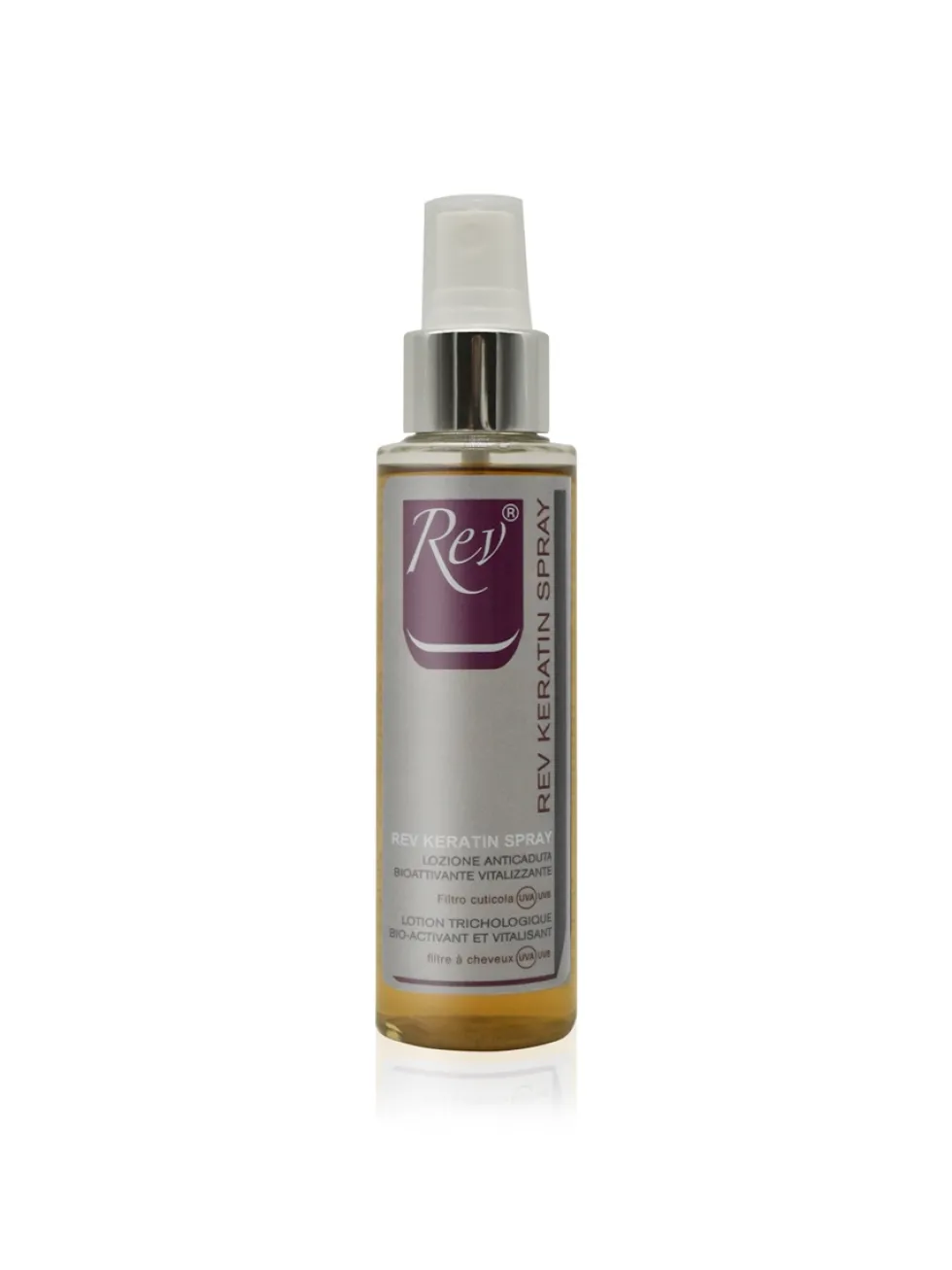 Rev Pharmabio Keratin Spray - Lozione anticaduta e vitalizzante per il cuoio capelluto, 100 ml