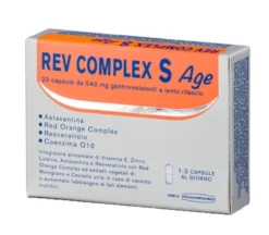 Rev Pharmabio Rev Complex S Age - Rev Pharmabio integratore vegetale con antiossidanti, 20 capsule