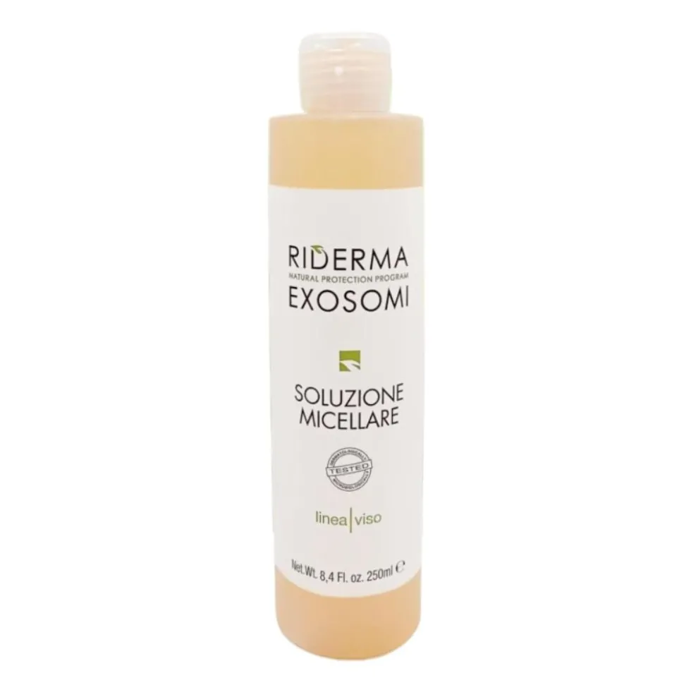 Riderma Exosomi - Soluzione Micellare Detergente Delicato, 200ml