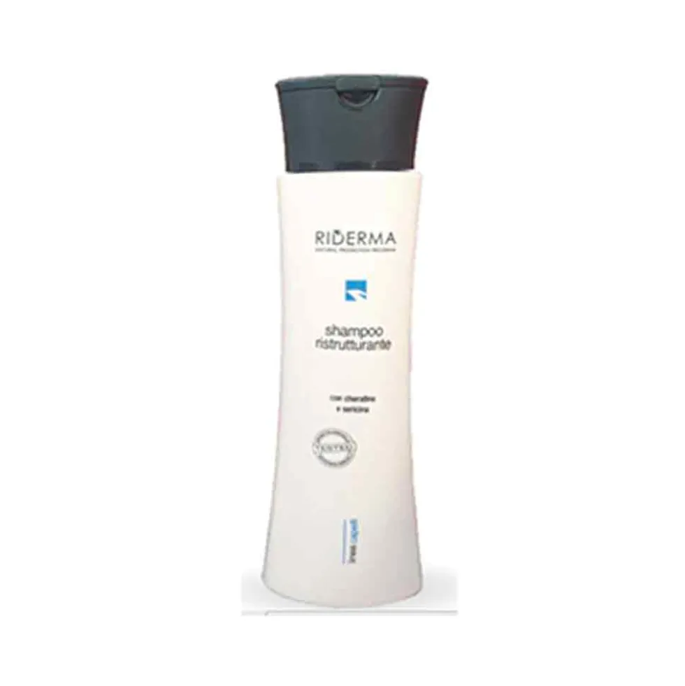 Riderma Shampoo Ristrutturante - Shampoo per riparare i capelli secchi e trattati, 200 ml