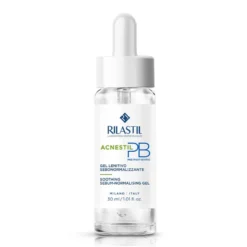 Rilastil Acnestil PB - Gel viso lenitivo e sebonormalizzante per la pelle acneica, 30 ml