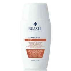 Rilastil AK Repair 100 SPF50+ - Emulsione fluida protettiva per danno attinico e macchie, 50 ml
