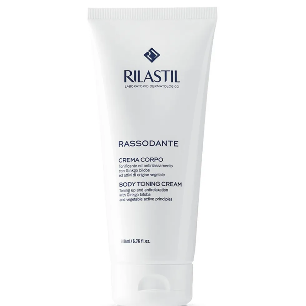 Rilastil Crema Corpo Rassodante - Crema tonificante per il rilassamento cutaneo, 200 ml