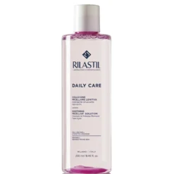 Rilastil Daily Care - Soluzione micellare lenitiva e struccante per il viso e gli occhi, 250 ml