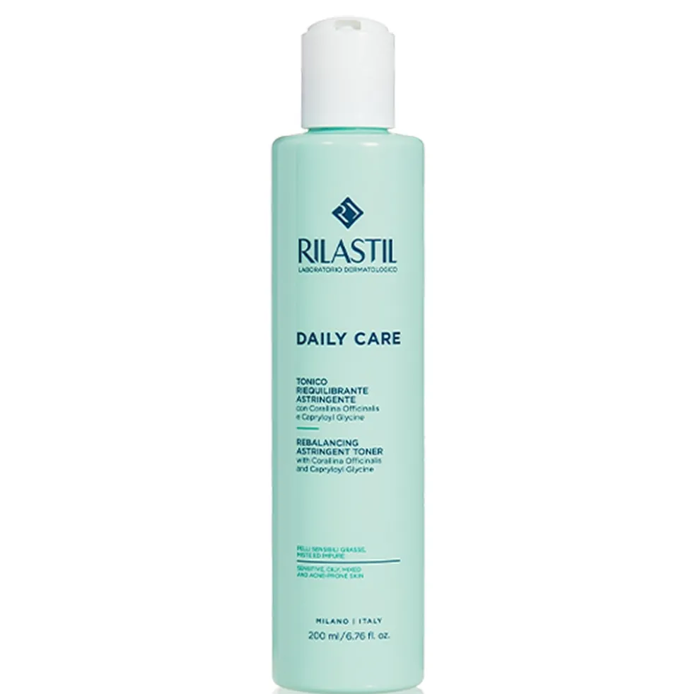 Rilastil Daily Care - Tonico Astringente per Pelle Mista e Grassa, 200ml