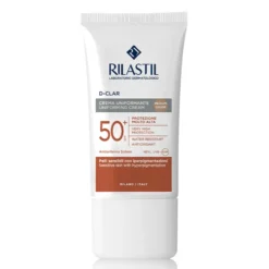 Rilastil D-Clar SPF50+ Crema Fotoprotettiva Colorata Medium, 40ml