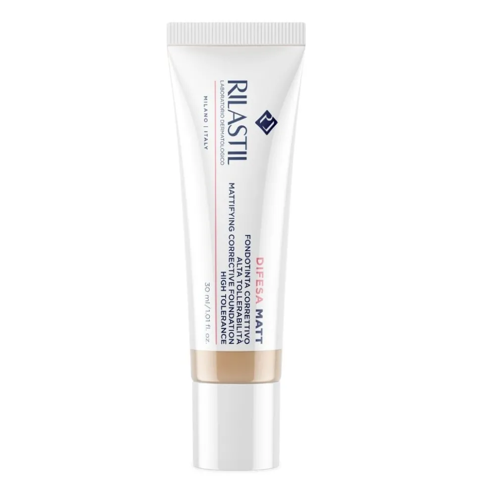 Rilastil Difesa - Matt Fondotinta Correttivo colore 02, 30ml
