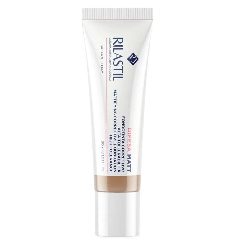 Rilastil Difesa - Matt Fondotinta Correttivo colore 04, 30ml
