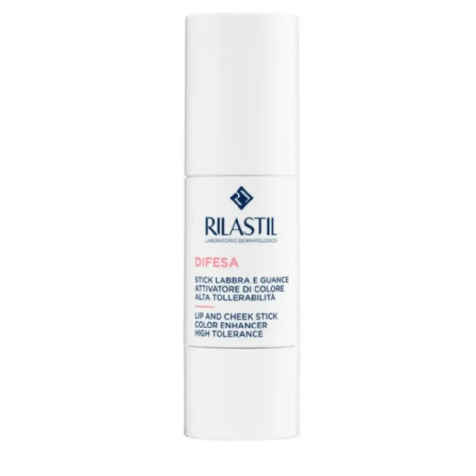 Rilastil Difesa - Stick Labbra e Guance Attivatore di Colore, 5,6g