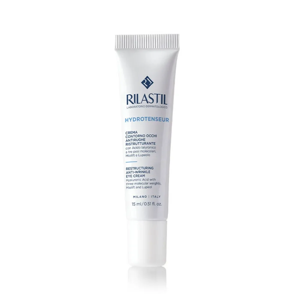 Rilastil Hydrotenseur - Crema Contorno Occhi Antirughe Ristrutturante, 15ml