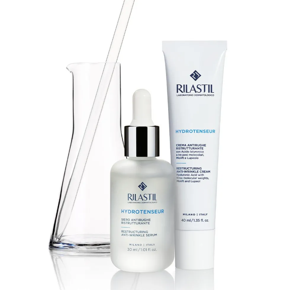 Rilastil Hydrotenseur - Siero Antirughe Ristrutturante Elasticizzante, 30ml