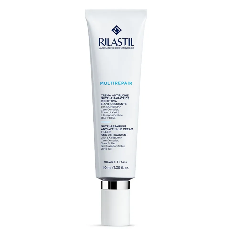 Rilastil Multirepair - Crema Antirughe Nutririparatrice Pelli Molto Secche, 40ml