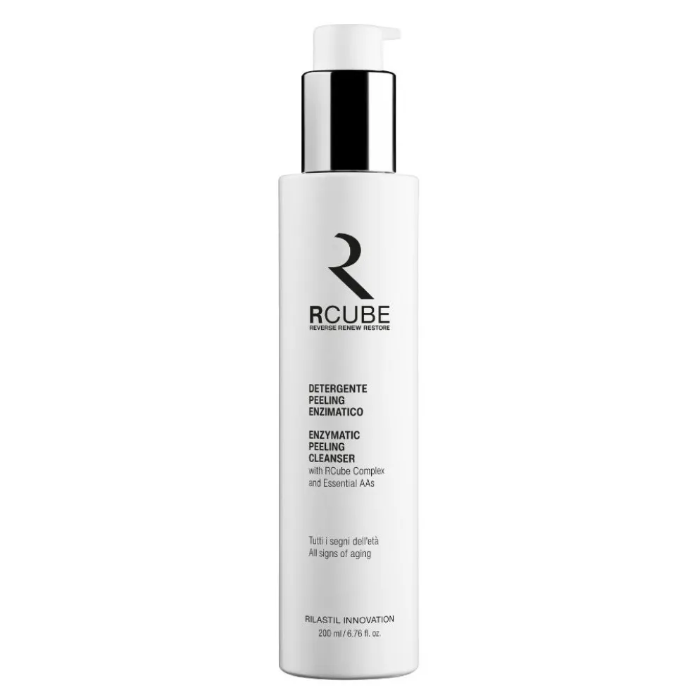 Rilastil RCube - Detergente Peeling Enzimatico, 200ml
