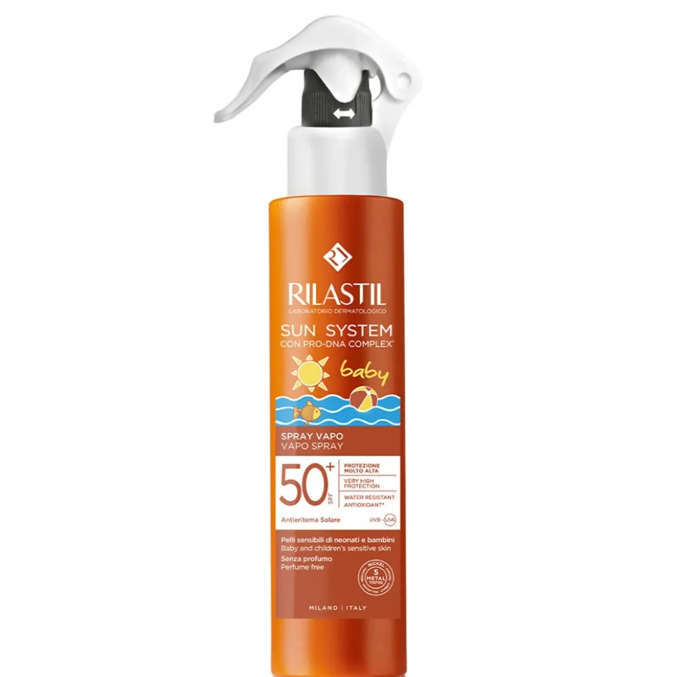 Rilastil Sun System Baby - Spray Vapo SPF50+ Protezione Corpo Bambini, 200ml