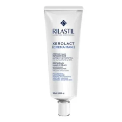 Rilastil Xerolact - Crema mani nutriente e riparatrice per la pelle secca e screpolata, 100 ml