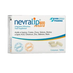 River Pharma Nevralip 600 Retard Integratore Alimentare, 30 Compresse