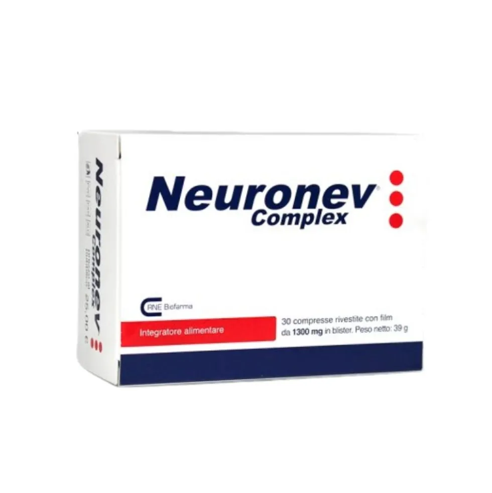 Rne Biofarma Neuronev Complex - Integratore alimentare per il sistema nervoso, 30 compresse