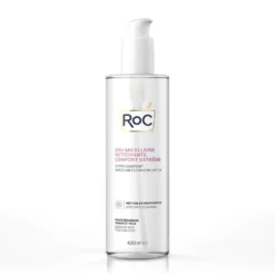 RoC Acqua Micellare Detergente Extra Comfort - Detergente struccante per la pelle sensibile, 400 ml