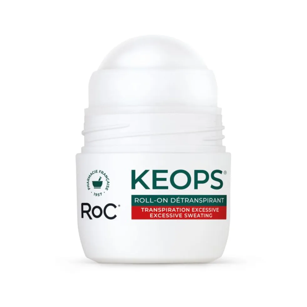 RoC Keops - Deodorante roll-on antitraspirante per l'ipersudorazione, 30 ml