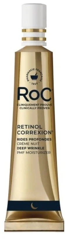 RoC Retinol Correxion - Crema viso notte per la riduzione delle rughe profonde, 30 ml